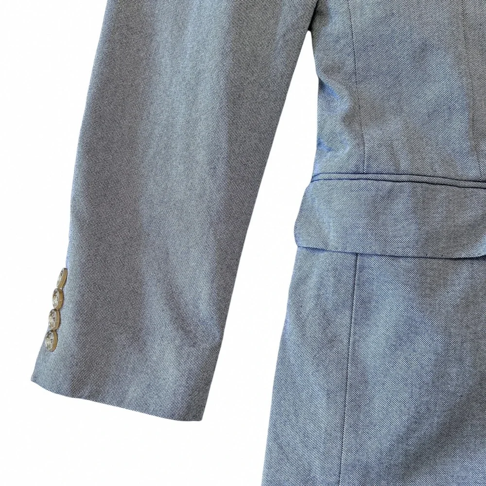 J.Crew Ludlow Men's Gray Blazer Size‎ 36R Gray Tessuti Carpini Jacket Preppy